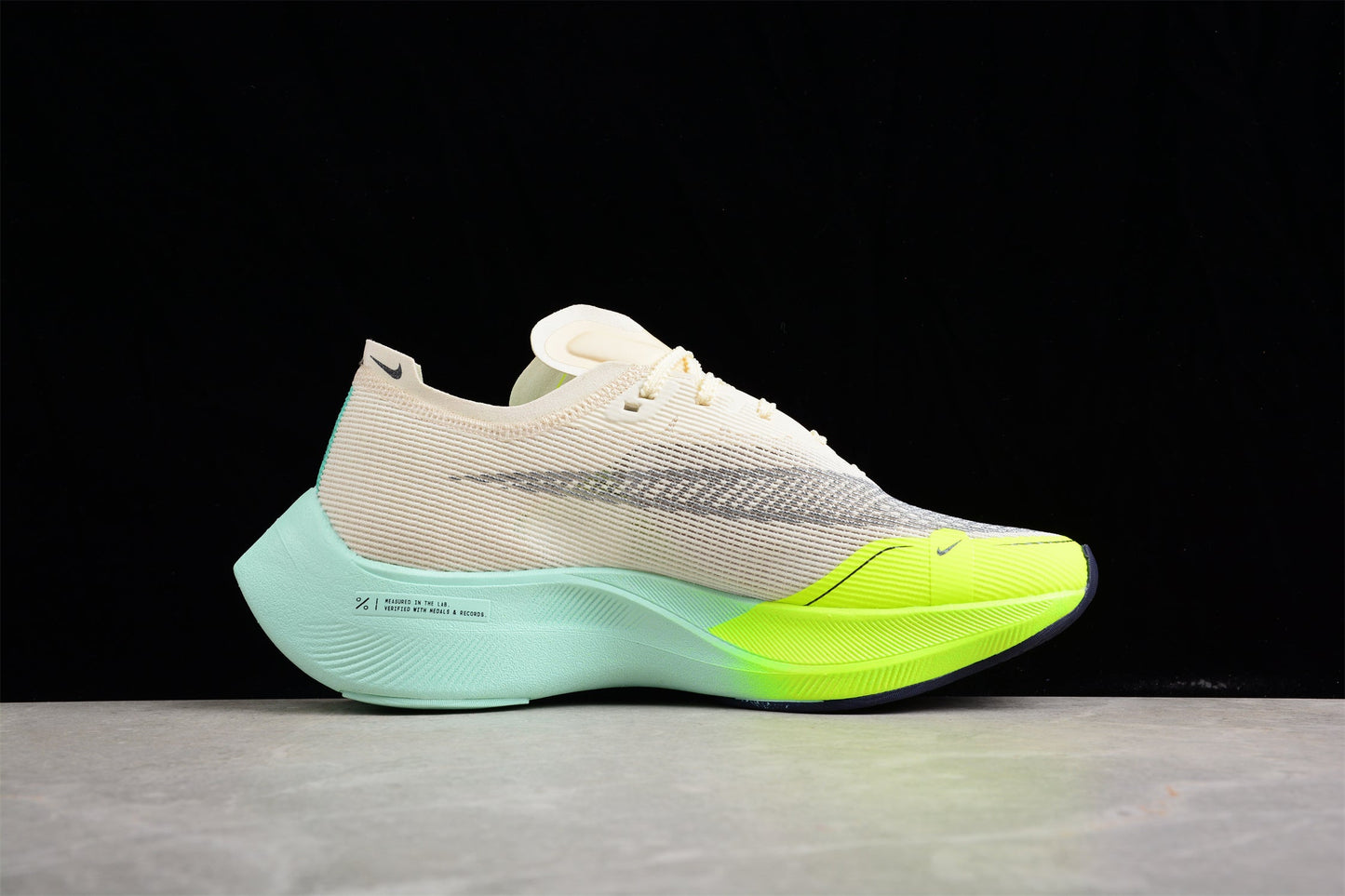 ZoomX Vaporfly NEXT% 2 Cream,Neon Green and Teal
