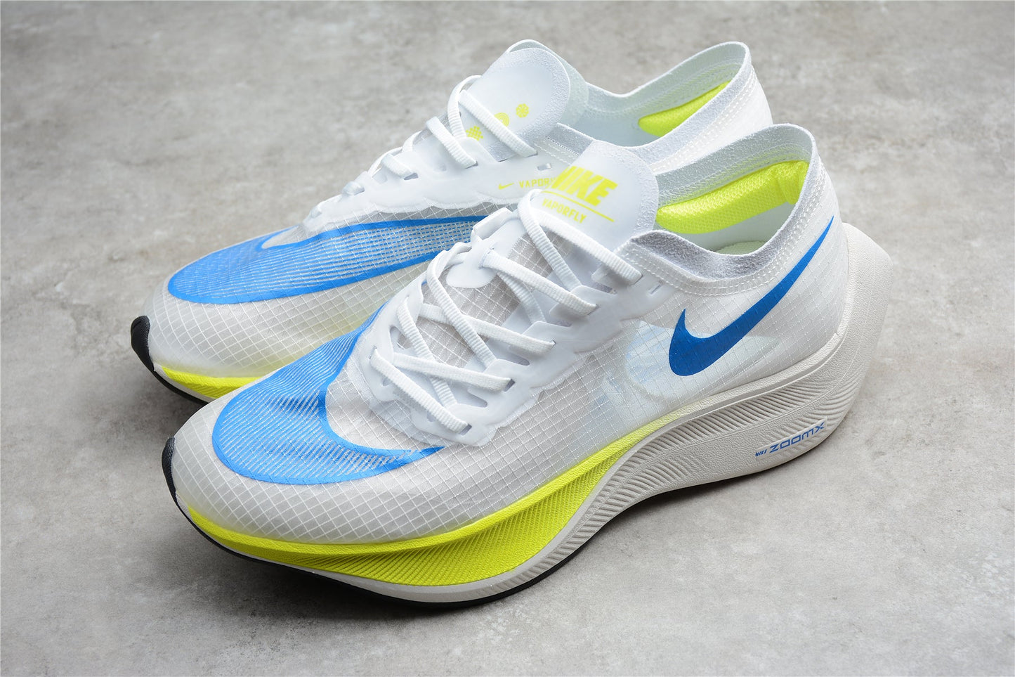 ZoomX Vaporfly NEXT% 2 White,Blue and Yellow