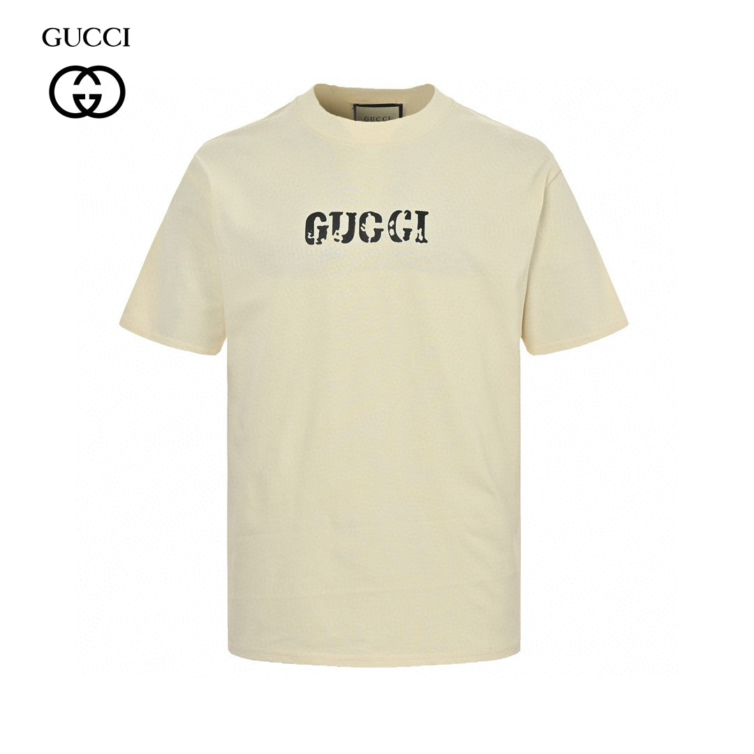 Gucci Vintage Logo T-Shirt (Cream)