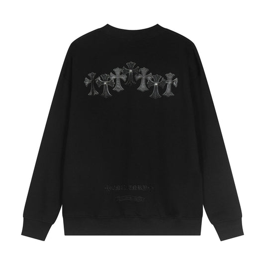 CHROME HEARTS CROSS PATCH SWEATSHIRT BLACK
