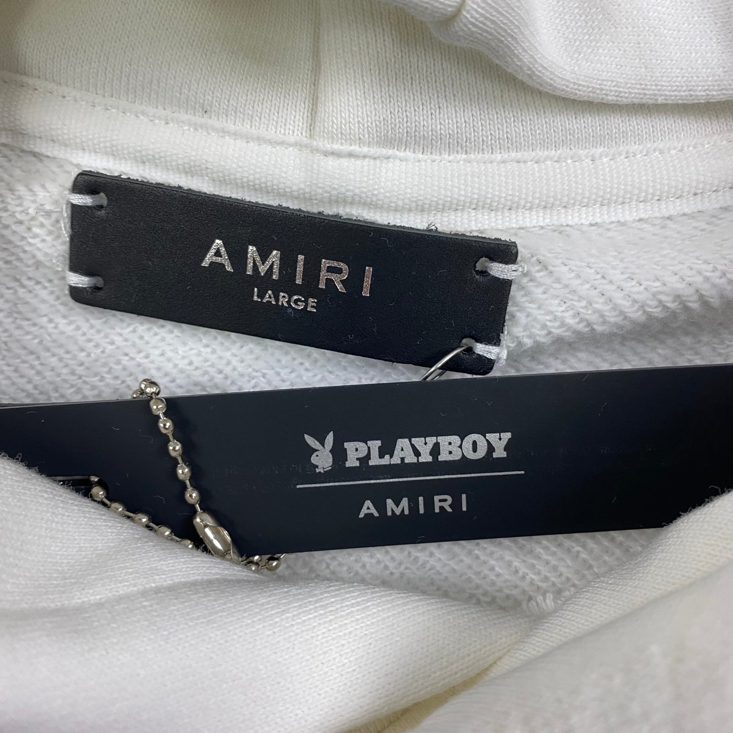 AMIRI PLAYBOY LOGO HOODIE WHITE GREEN