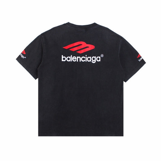 BALENCIAGA LOGO GRAPHIC T-SHIRT BLACK