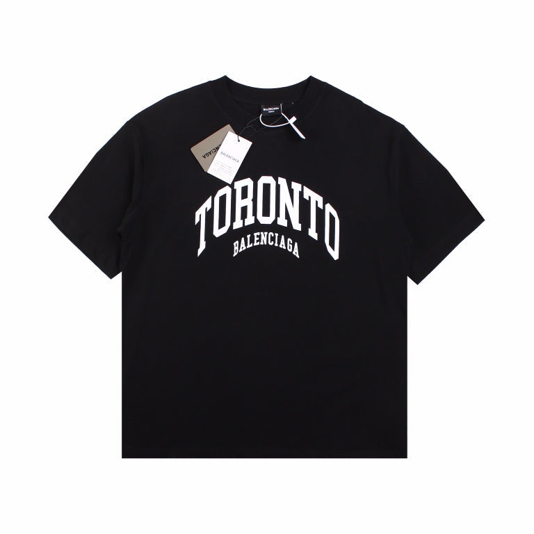 BALENCIAGA TORONTO LOGO T-SHIRT BLACK