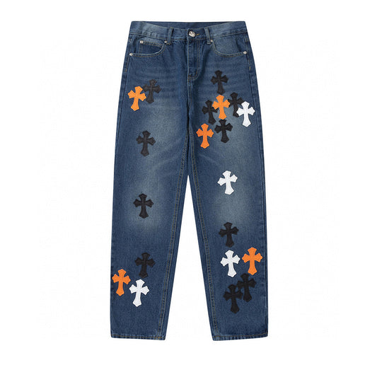 CHROME HEARTS CROW HEARTS JEANS DENIM