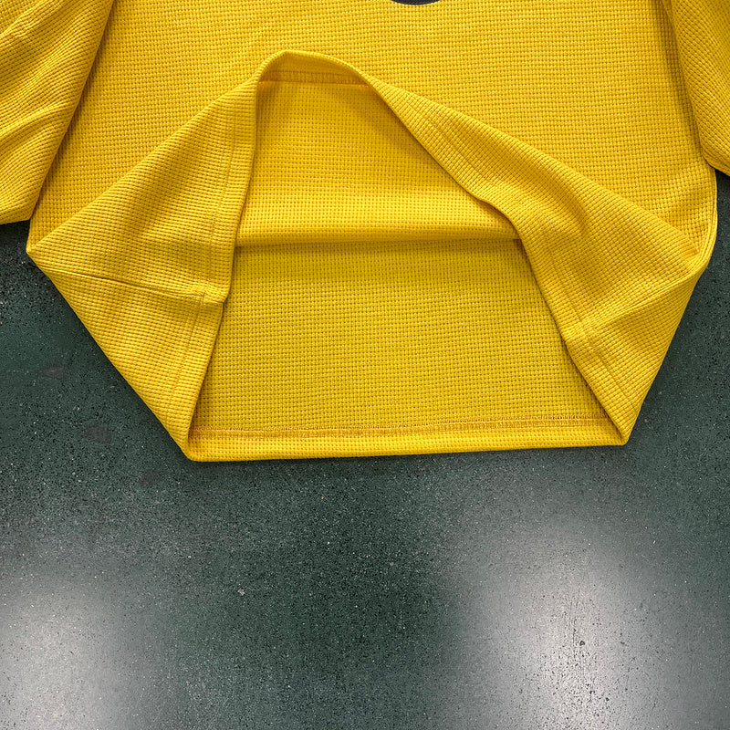 CORTEIZ ALCATRAZ WAFFLE LONGSLEEVE YELLOW
