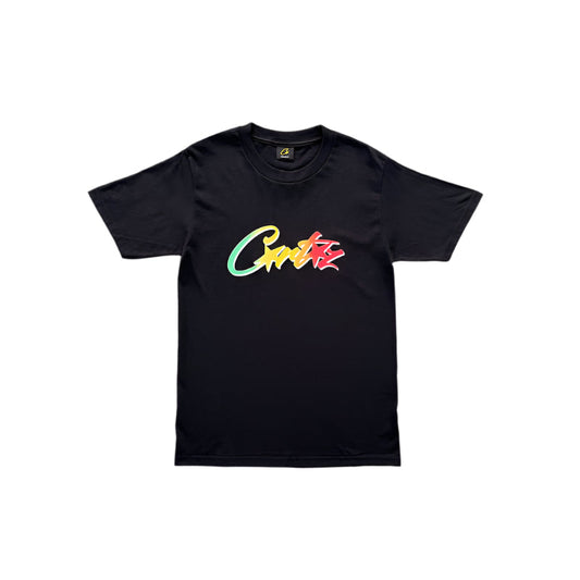 CORTEIZ ALLSTARZ T-SHIRT BLACK RASTA GRADIENT
