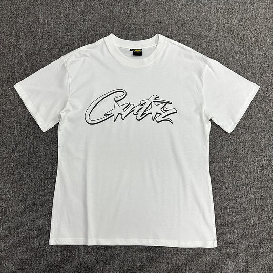 CORTEIZ ALLSTARZ TEE WHITE HOLLOW BLACK