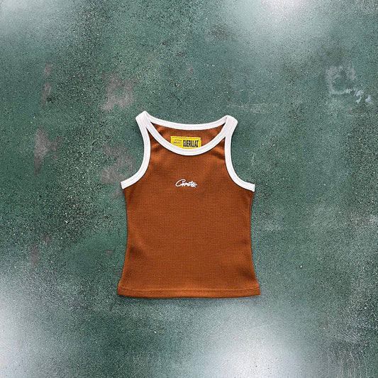 CORTEIZ TANK TOP BROWN WOMEN'S