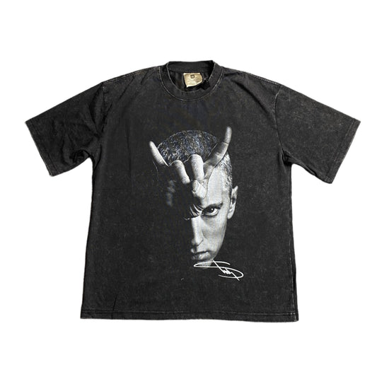 EMINEM VINTAGE GRAPHIC TEE DARK GREY