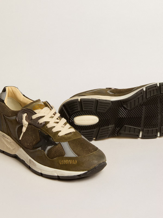 Golden Goose Dad-Star Sneaker Olive Black