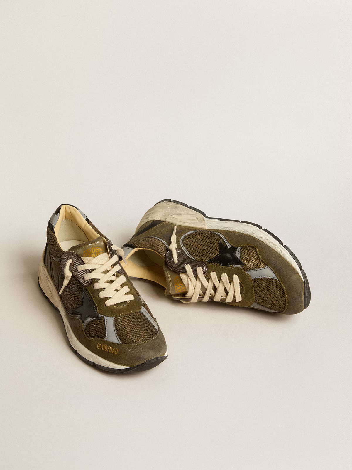Golden Goose Dad-Star Sneaker Olive Black