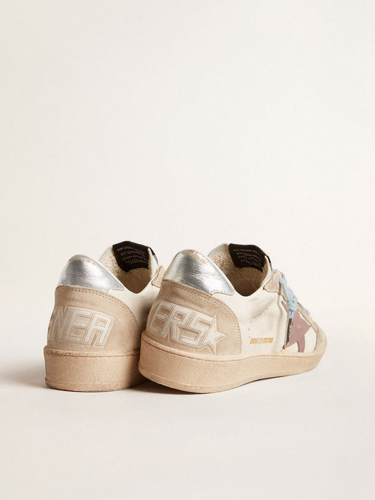 Golden Goose LTD Edition Sneaker – Cream with Pink Star