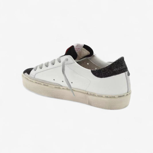 Golden Goose Super-Star Black Glitter Sneaker
