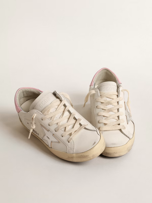 Golden Goose Super-Star White & Pink Sneaker