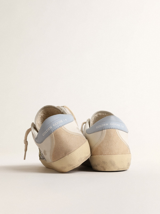 Golden Goose Super-Star “Love Forever” Glitter Sneaker