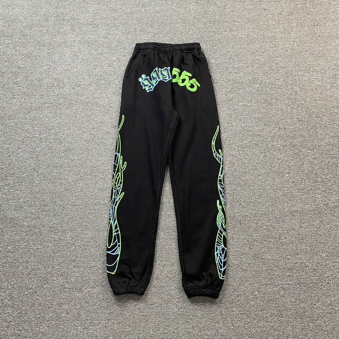 JUICE WRLD x SP5DER SWEATPANTS BLACK