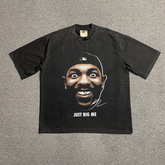 KENDRICK LAMAR VINTAGE GRAPHIC TEE DARK GREY