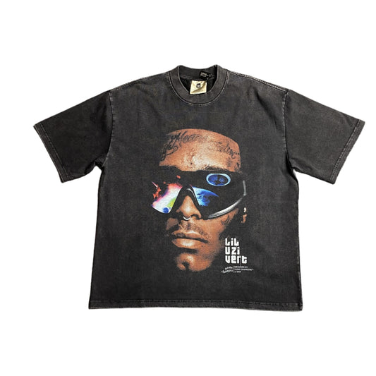 LIL UZI VERT VINTAGE GRAPHIC TEE DARK GREY