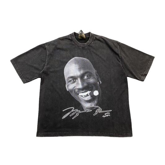 MICHAEL JORDAN VINTAGE GRAPHIC TEE DARK GREY