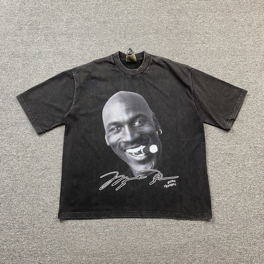 MICHAEL JORDAN VINTAGE GRAPHIC TEE DARK GREY
