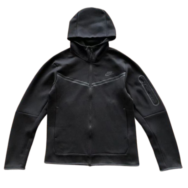 NIKE TECH FLEECE HOODIE x BLACK