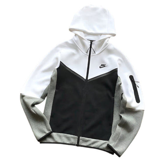 NIKE TECH FLEECE PANTS x WOLF GREY/WHITE/BLACK