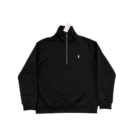 POLO RALPH LAUREN QUARTER ZIP SWEATSHIRT BLACK