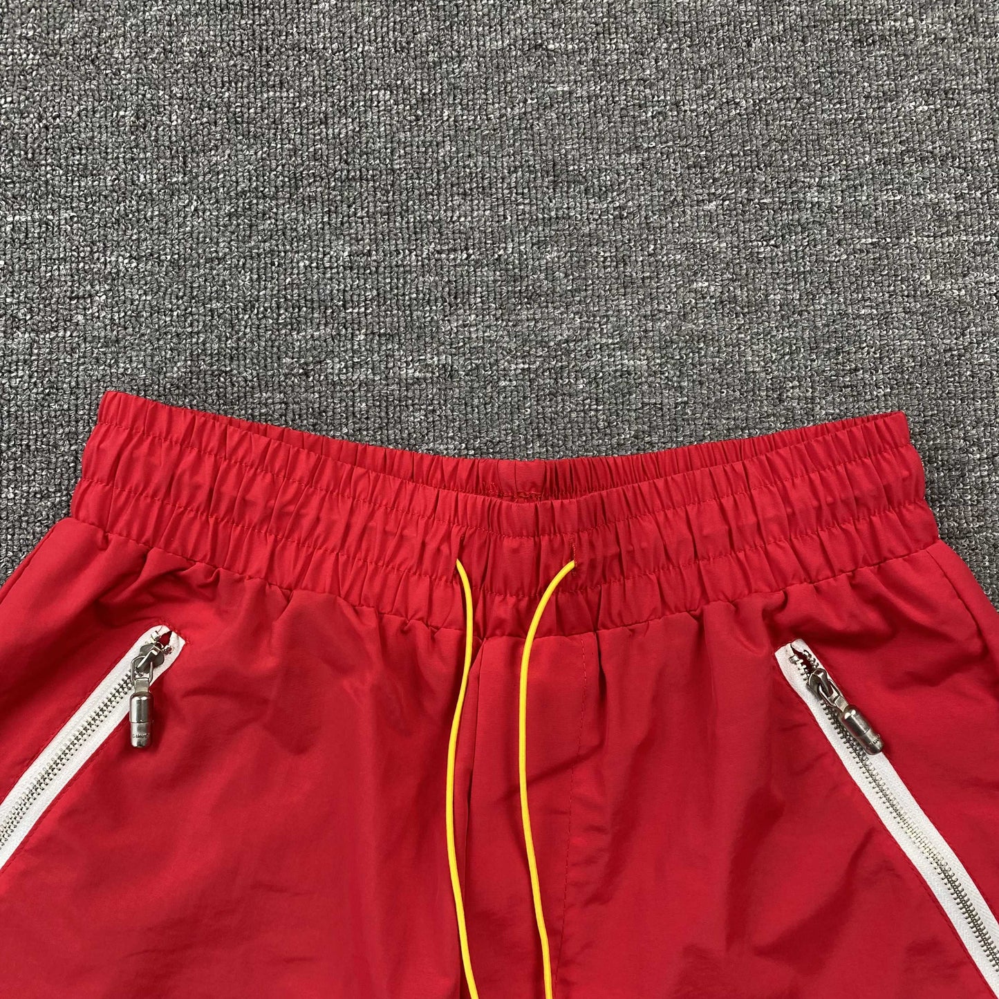 RHUDE RH LOGO SHORTS RED