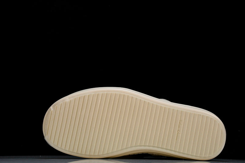 RICK OWENS GEOBASKET MILK BLACK