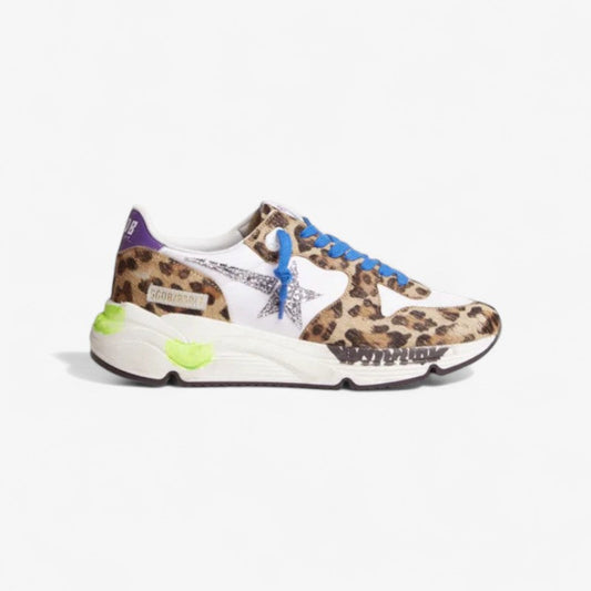 Running Sole Sneakers In Leopard-print Pony Skin
