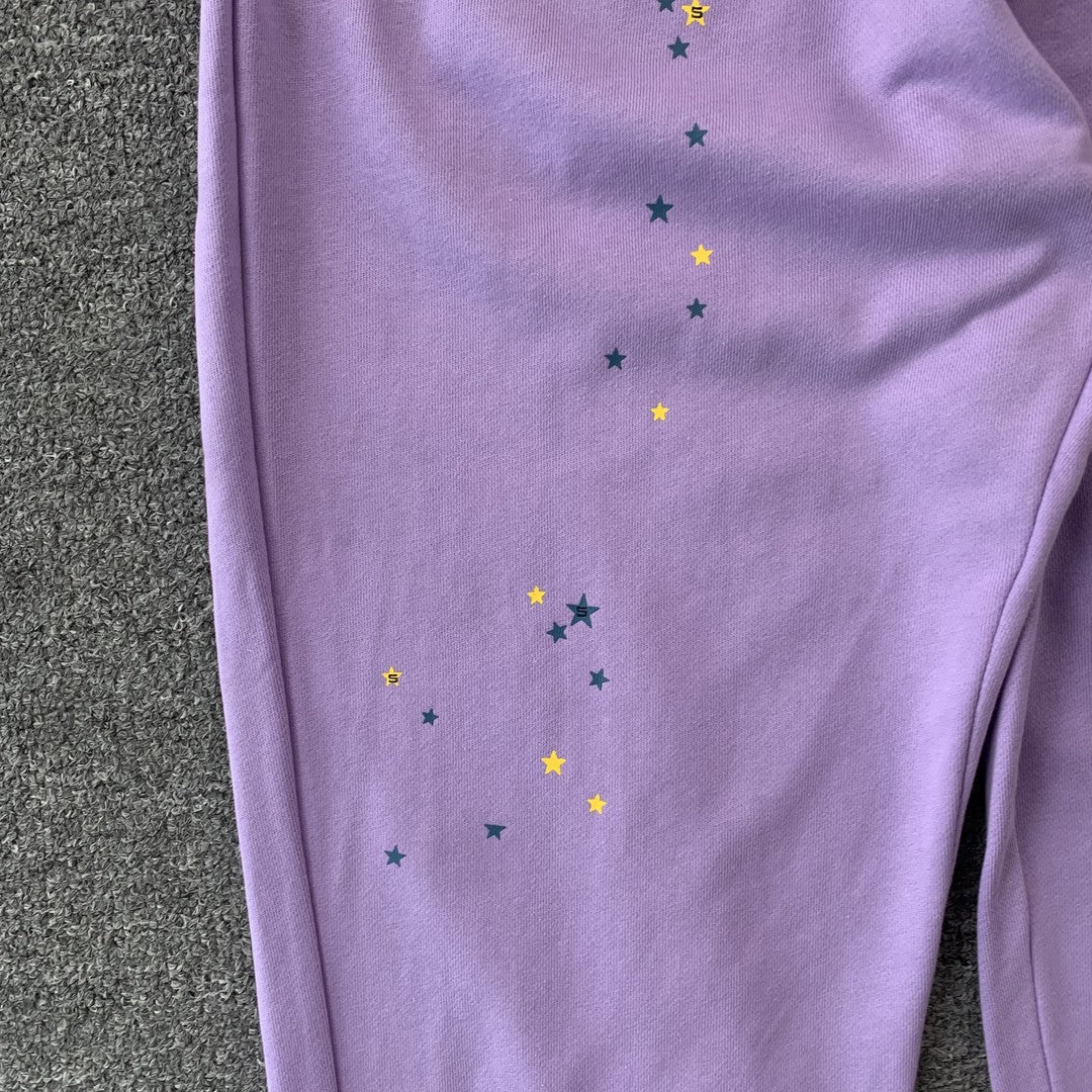SP5DER ACAI SWEATPANTS PURPLE
