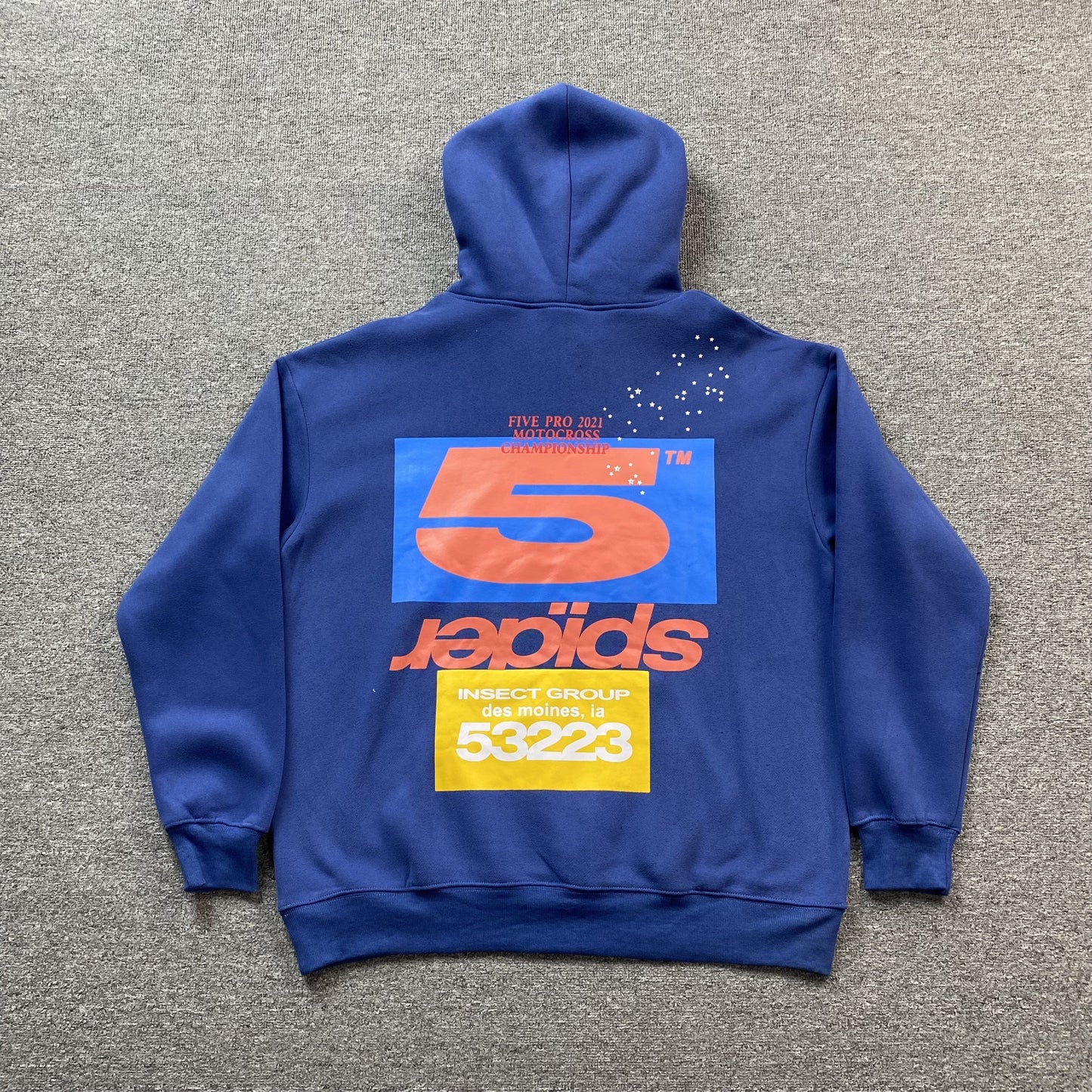 SP5DER ADULT HOODIE NAVY