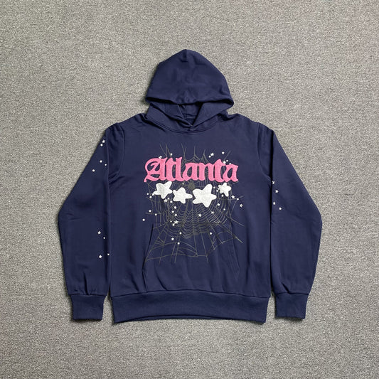 SP5DER ATLANTA HOODIE NAVY