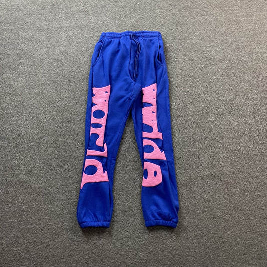 SP5DER BELUGA SWEATPANTS BLUE
