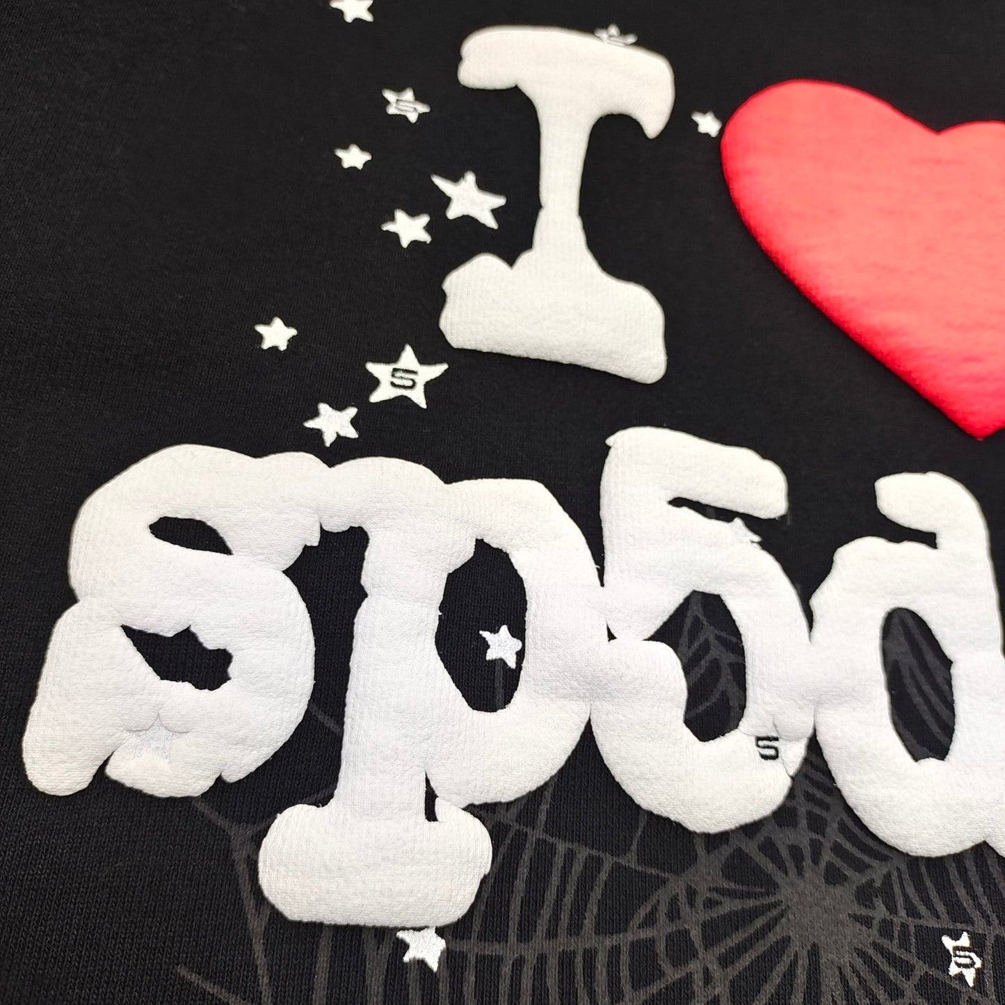 SP5DER I HEART SP5 SOUVENIR HOODIE BLACK