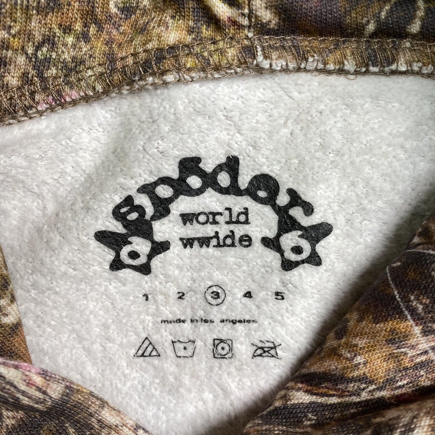 SP5DER REAL TREE OG WEB HOODIE CAMO
