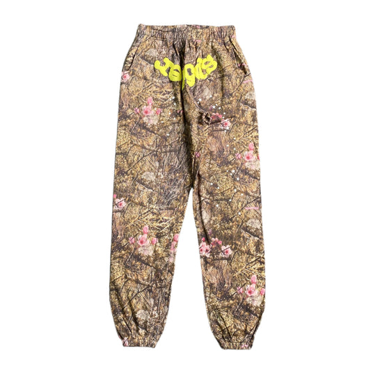 SP5DER REAL TREE OG WEB SWEATPANTS CAMO