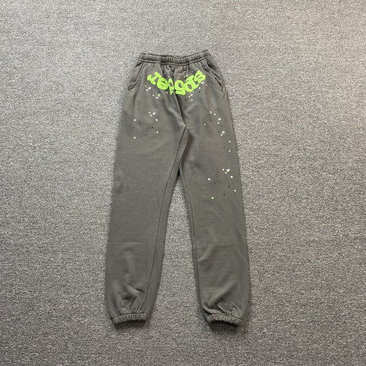 SP5DER WAIT WEB SWEATPANTS SLATE GREY