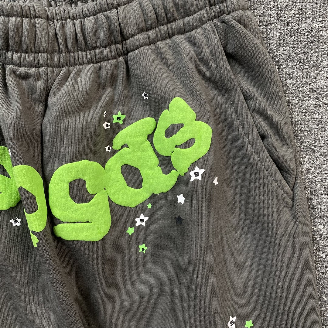 SP5DER WAIT WEB SWEATPANTS SLATE GREY