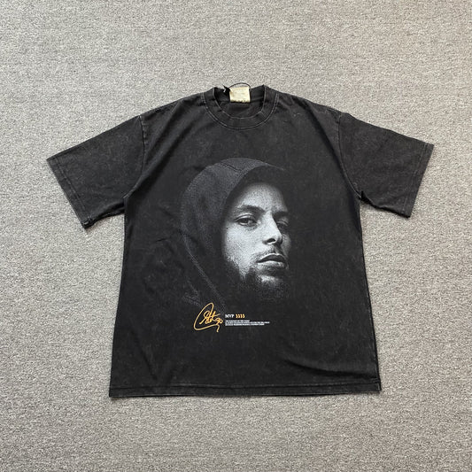 STEPHEN CURRY VINTAGE GRAPHIC TEE DARK GREY