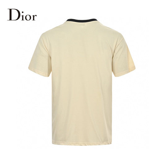 Dior Cream T-Shirt with Black Trim