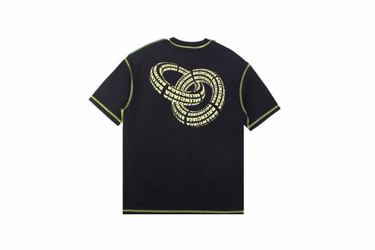 Balenciaga Digital Age Logo T-Shirt - Black