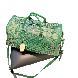GOYARD BOSTON 50 TRAVEL BAG GREEN