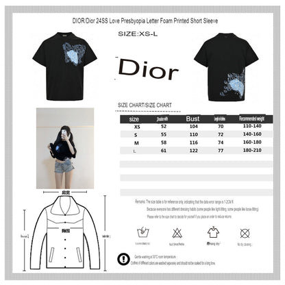Dior Monogram Motif T-Shirt (Black)