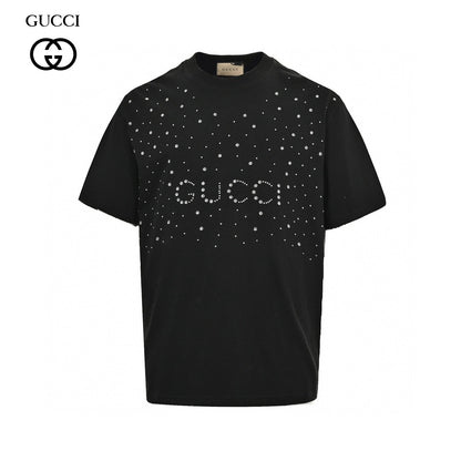 Gucci Embellished Black T-Shirt