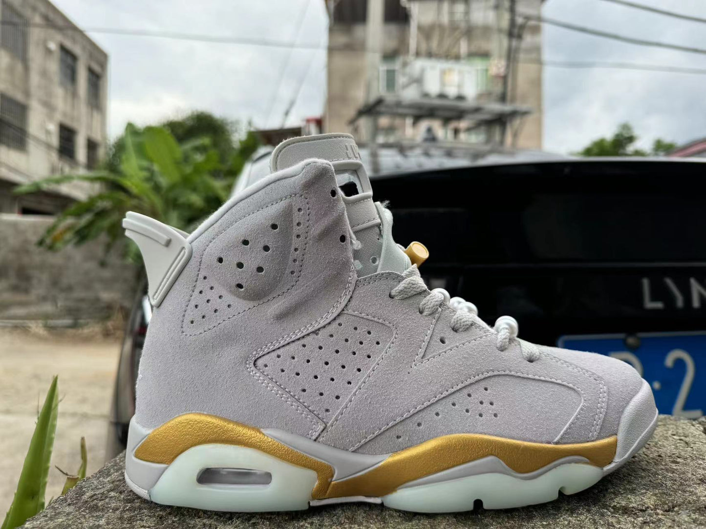 Jordan 6 "Gold Hoops"