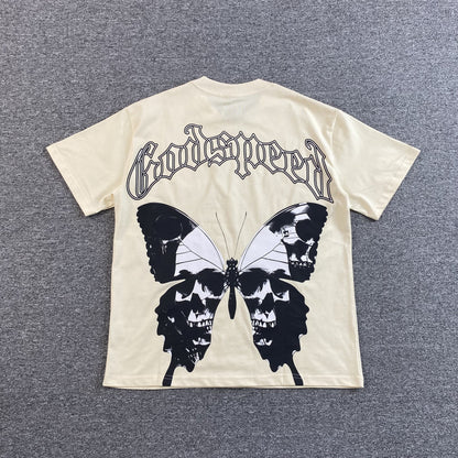 GODSPEED BUTTERFLY EFFECT T-SHIRT BONE