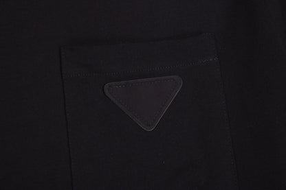 Prada Logo Pocket T-Shirt (Black)