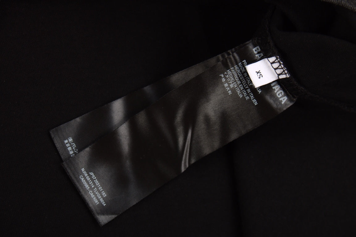 BALENCIAGA LOGO GRAPHIC T-SHIRT BLACK