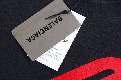 BALENCIAGA LOGO GRAPHIC T-SHIRT BLACK